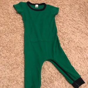 Eleanor and Co romper with easy zipper bottom